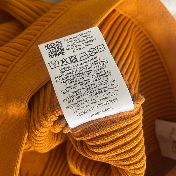 COURREGES REEDITION RIB KNIT PANTS • Size 2 - Picture 14 of 14